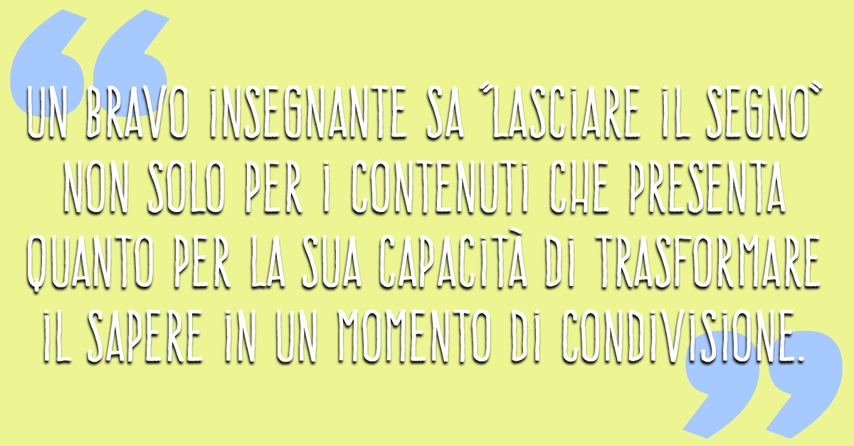 La gratitudine nella Scuola non fa mai rumore