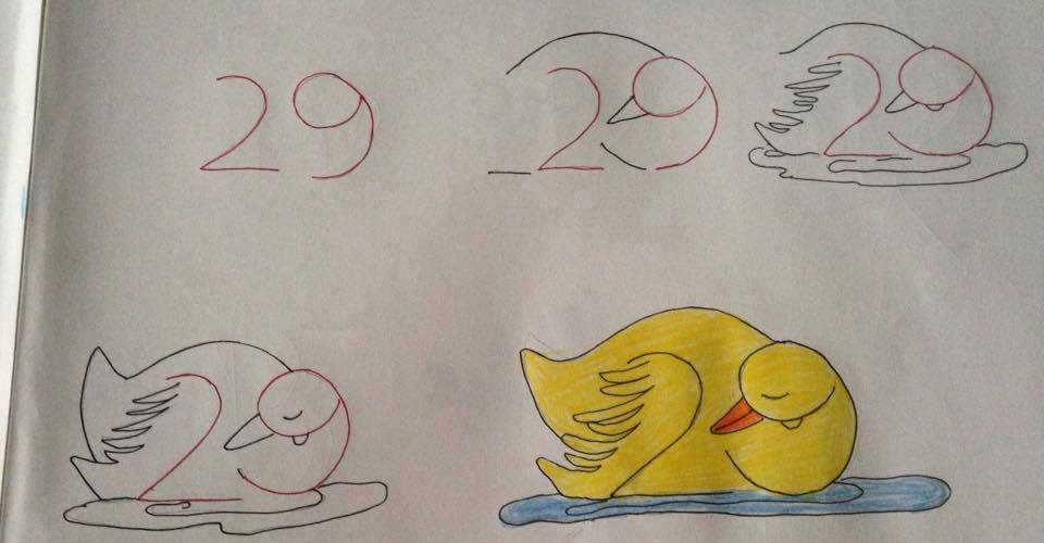 Disegni Per Bambini Con Un Numero Alla Base