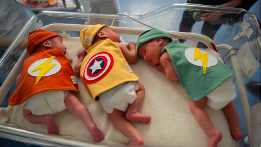 neonati supereroi