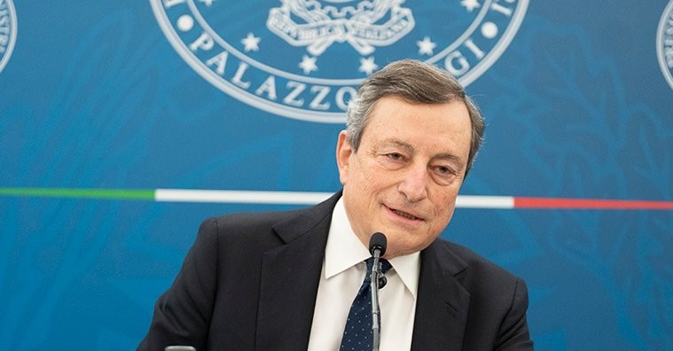 Draghi in Visita Alla Scuola Alighieri: Spero che L’Anno Prossimo non ci Sarà più Bisogno di Mascherine
