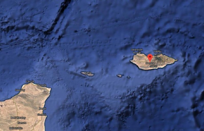 isola di socotra google maps